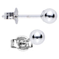 BodyCandy 14k White Gold 3mm Ball Earrings — main product shot