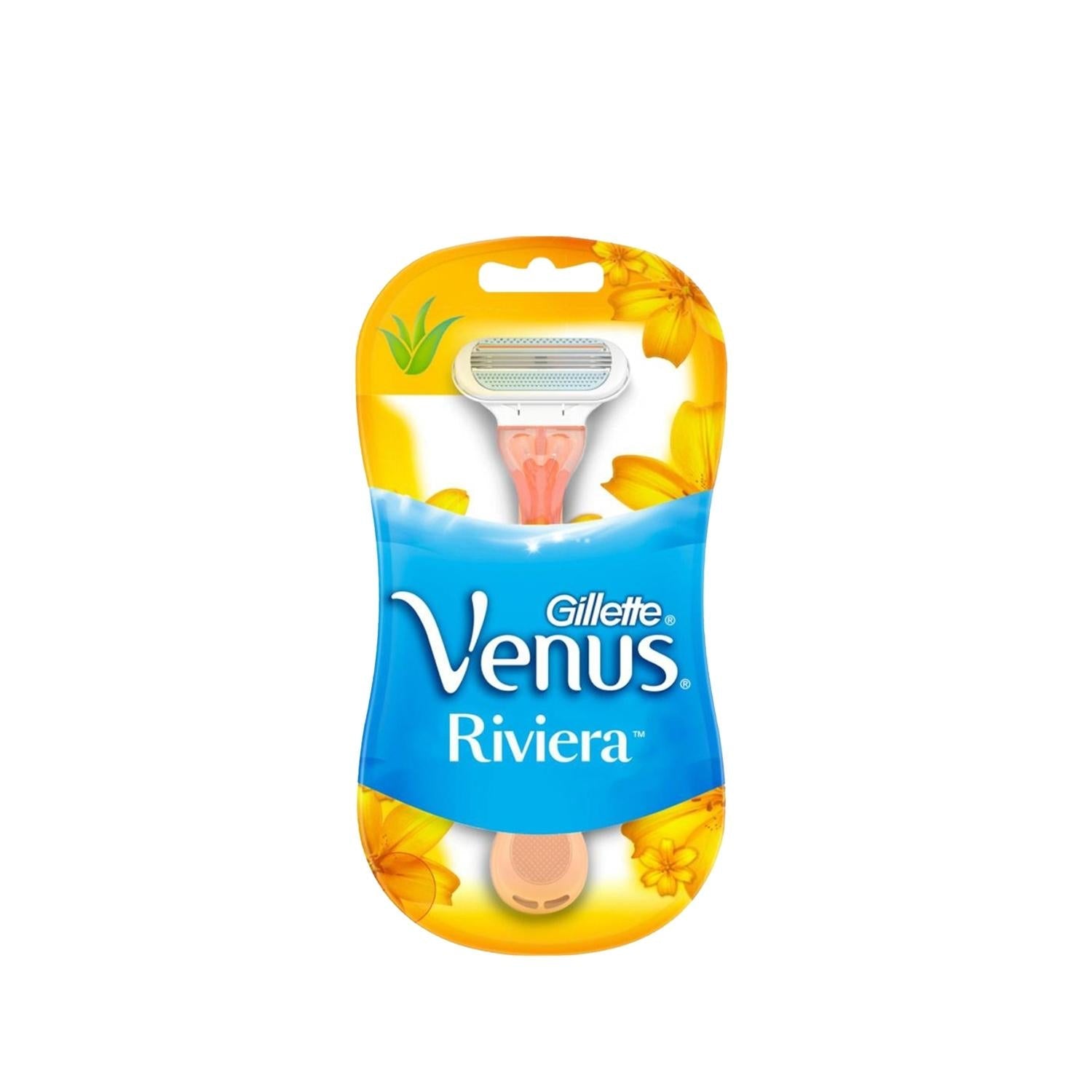 Gillette Venus Disposable Women's Razor, 2 Count - Convenient & Hygienic Shaving Solution