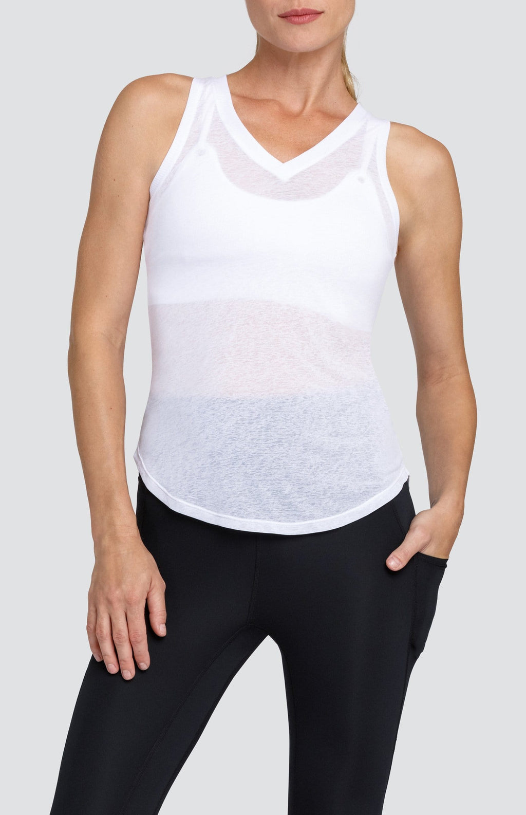 Madison Tank - Chalk White