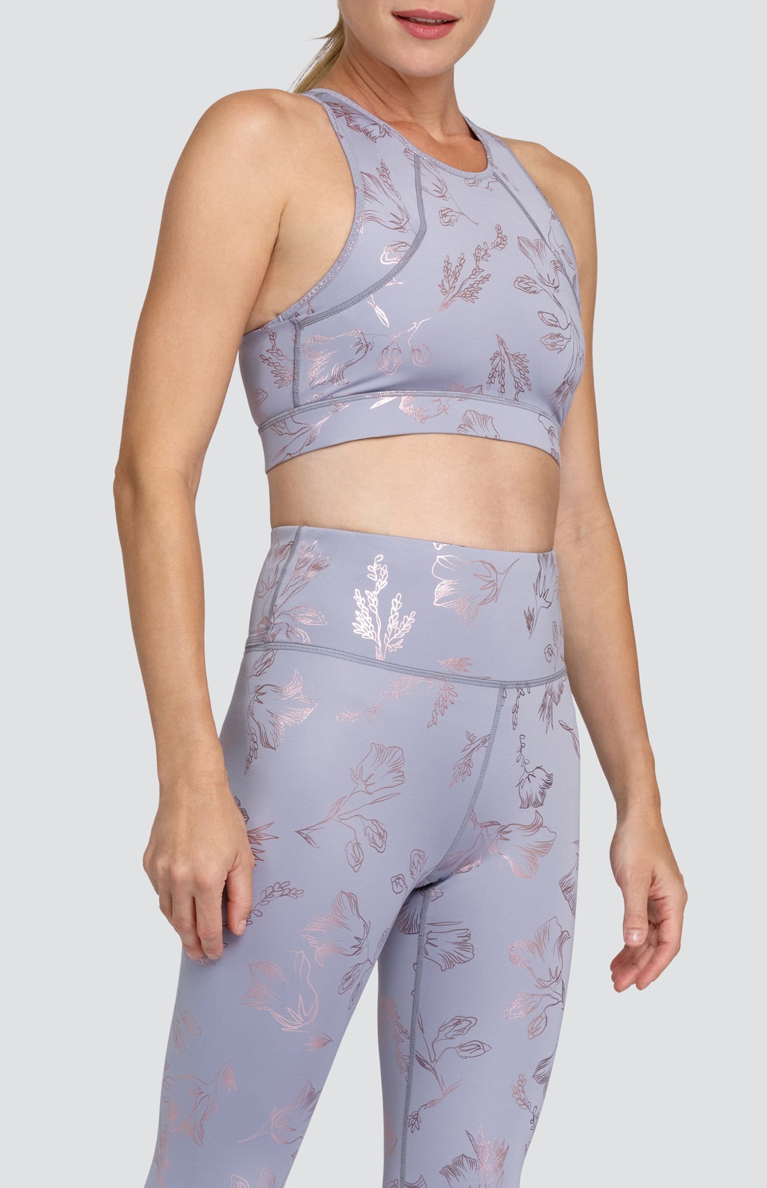 Gold Sports Bra - Meadow