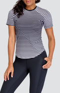 Malika Top - Vertigo Stripe
