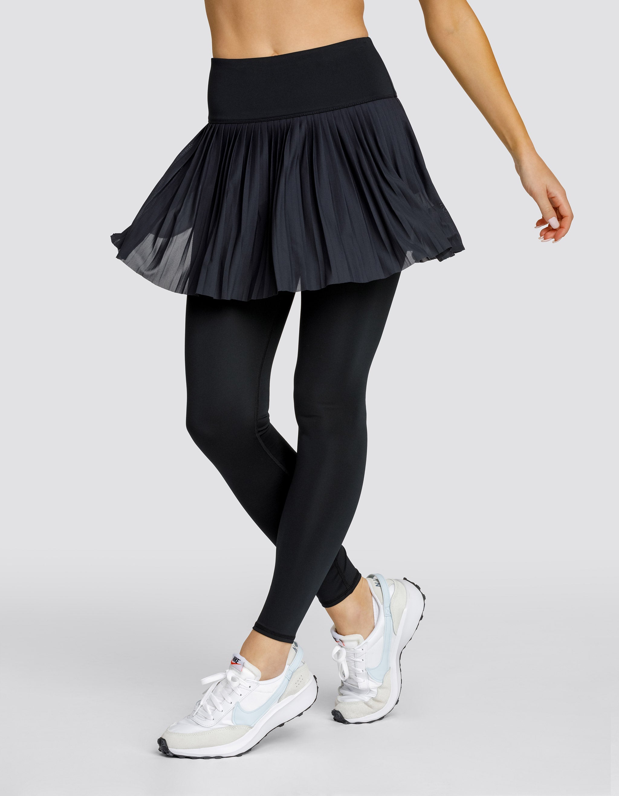 ALLEGRO HI-RISE SKIRTED LEGGING - ONYX