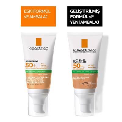 La Roche-Posay Tinted Sunscreen Gel-Cream SPF 50+ - Oil Control, Matte Finish for Sensitive Skin