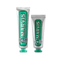 Marvis Classic Strong Mint Toothpaste 85ml + 25ml - Refreshing Oral Care for Travel & Home