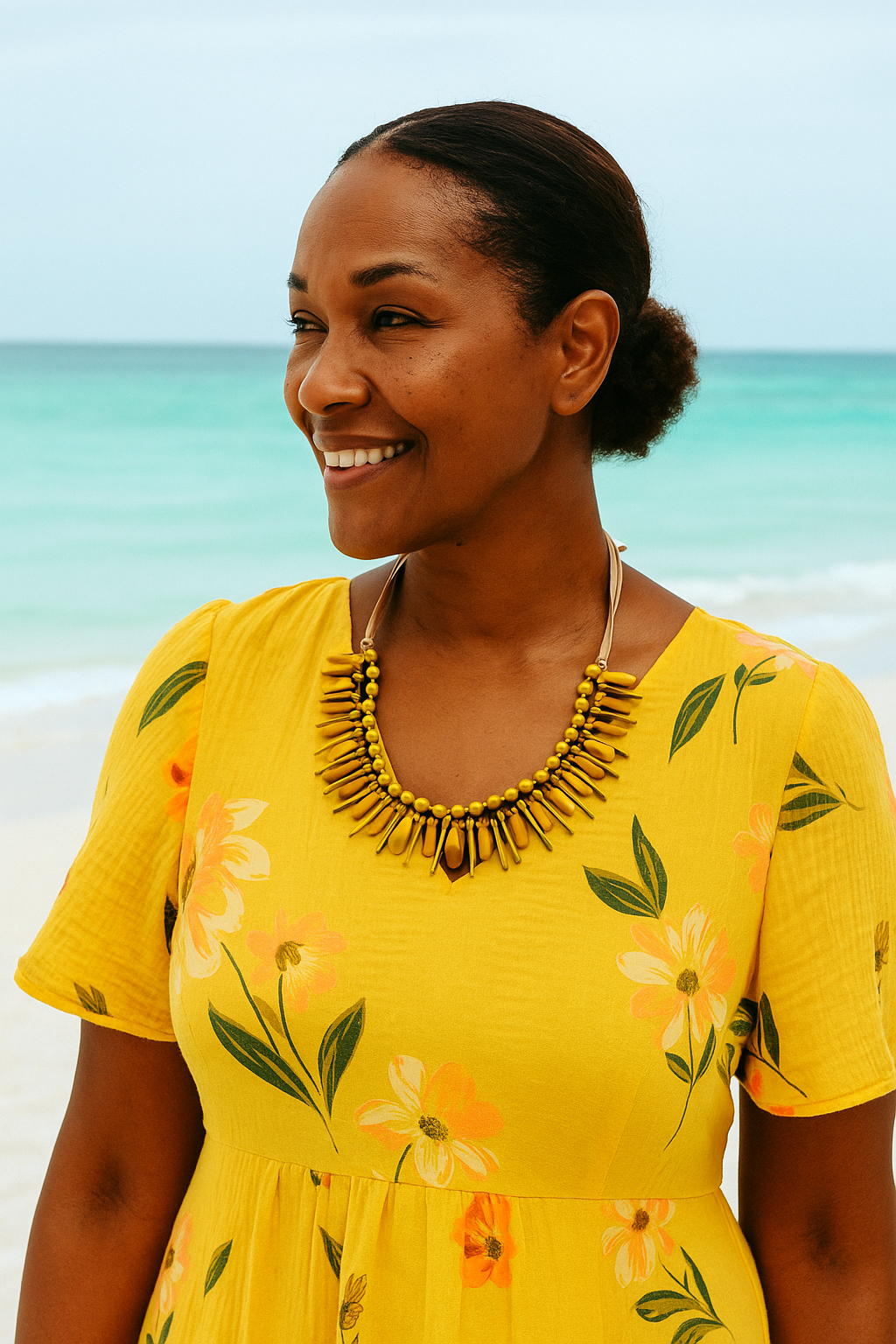 KADOU BOUTIQUE Acai Berries Carolina Necklace — detail close-up