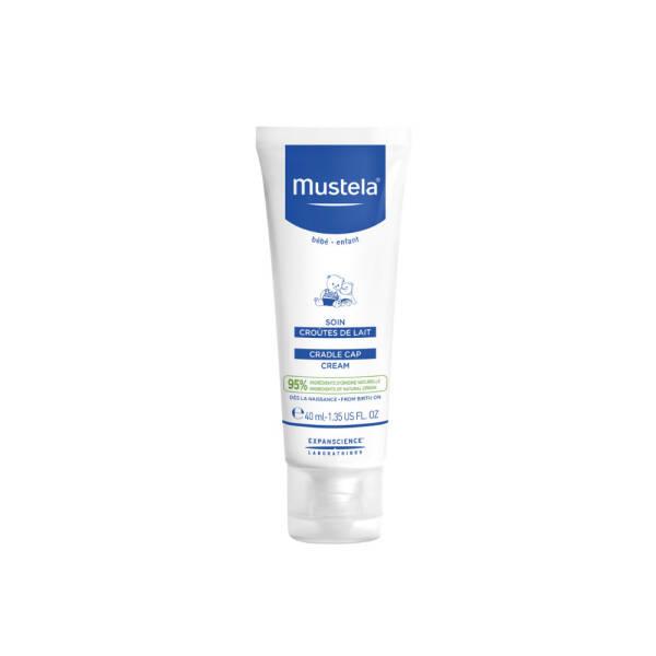 Mustela Cradle Cap Cream 40ml - Natural, Vegan, Dermatologically Tested Baby Hair Care Solution