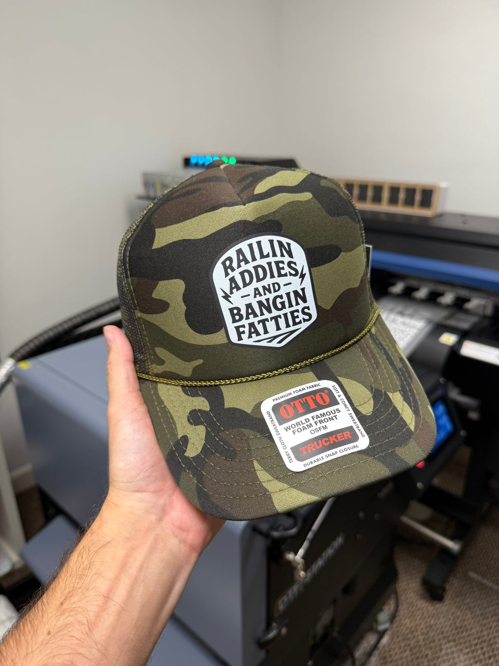 Addies and Fatties Original Trucker Hat — view 3