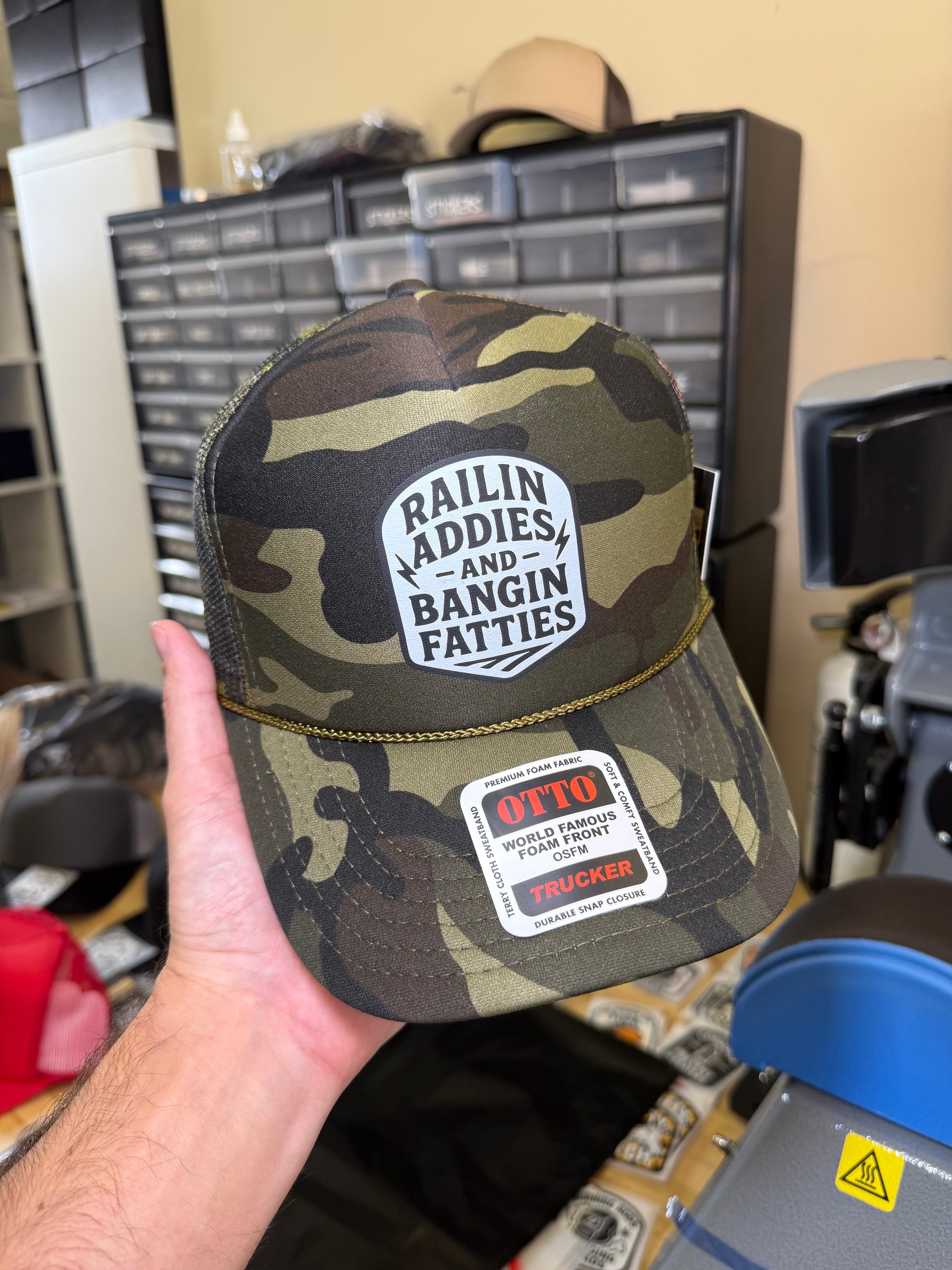 Addies and Fatties Original Trucker Hat — view 5