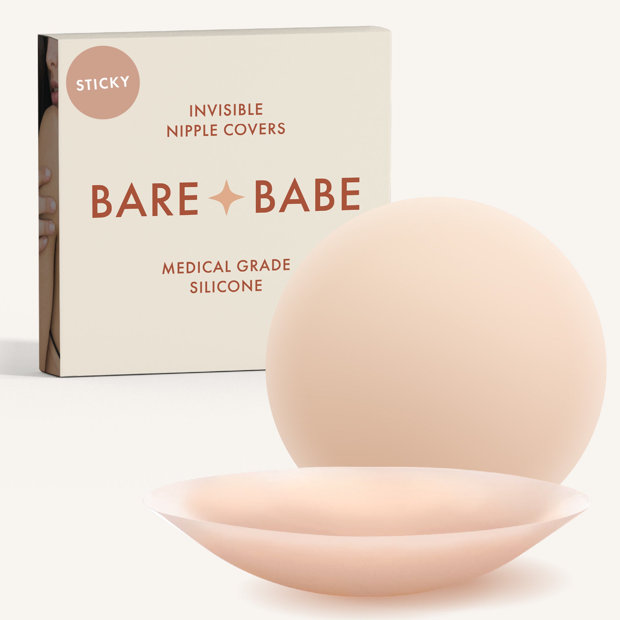 Bare Babe Adhesive Nipple Covers — main product shot
