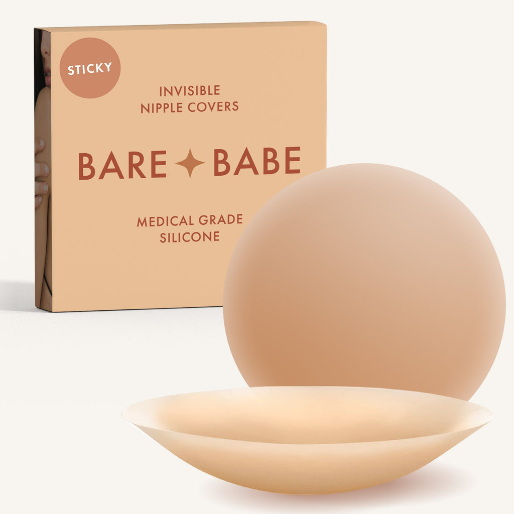 Bare Babe Adhesive Nipple Covers — in-use context