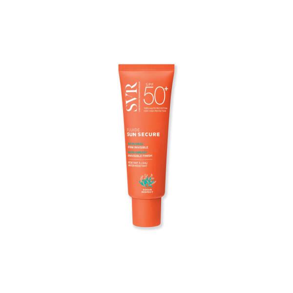 SVR Sun Secure Fluide SPF50+ Sunscreen Lotion - Water Resistant, Non-Greasy, Chemical-Free Protection