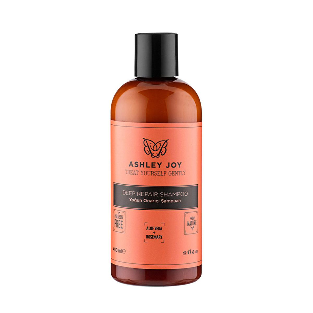 Ashley Joy Intensive Repair Shampoo: Strengthens, Moisturizes & Prevents Breakage - Rosemary & Plant-Based for Damaged, Weak Hair (13.53 fl oz)