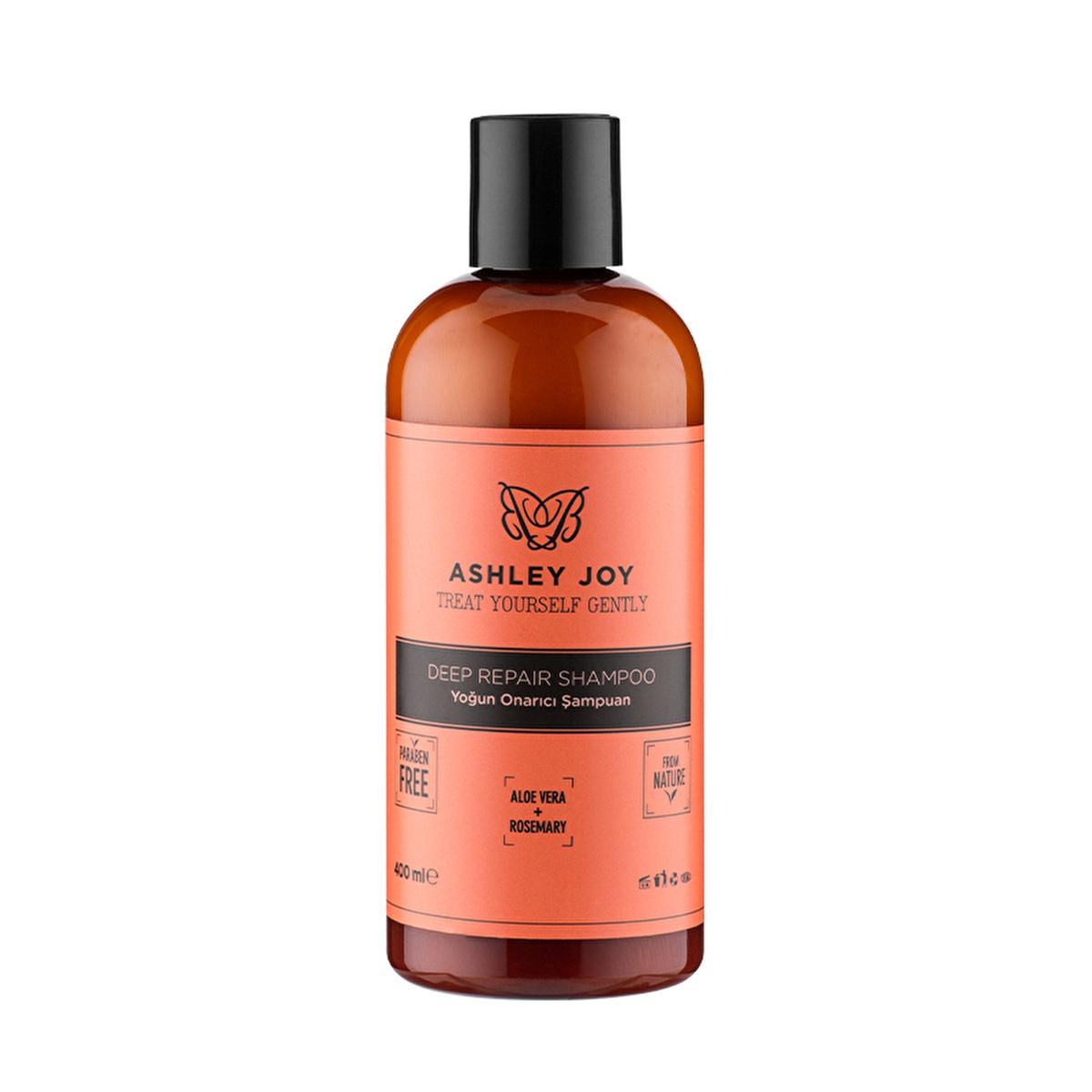 Ashley Joy Intensive Repair Shampoo: Strengthens, Moisturizes & Prevents Breakage - Rosemary & Plant-Based for Damaged, Weak Hair (13.53 fl oz)