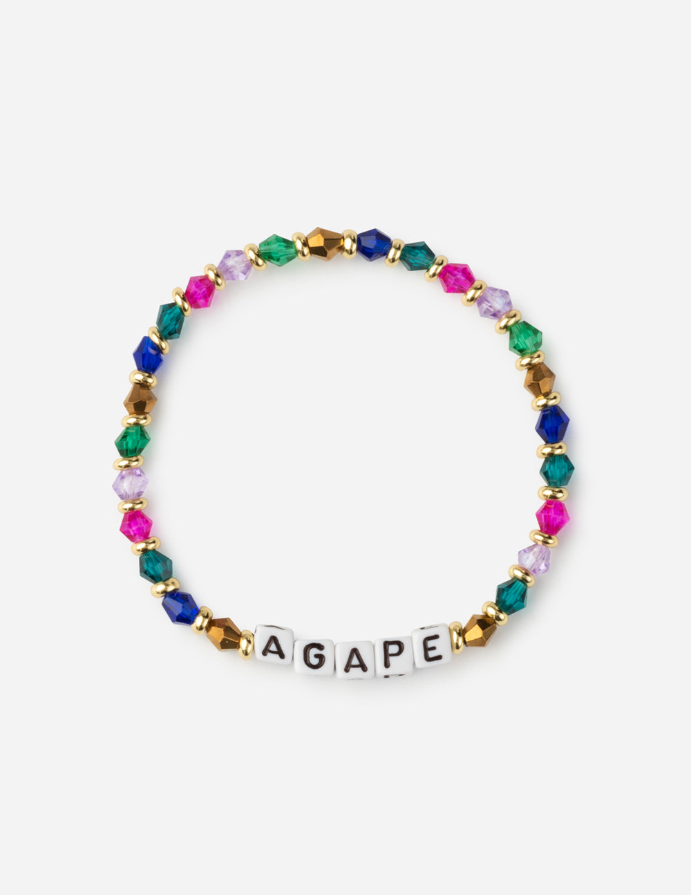 Elevated Faith Agape Letter Bracelet — main product shot