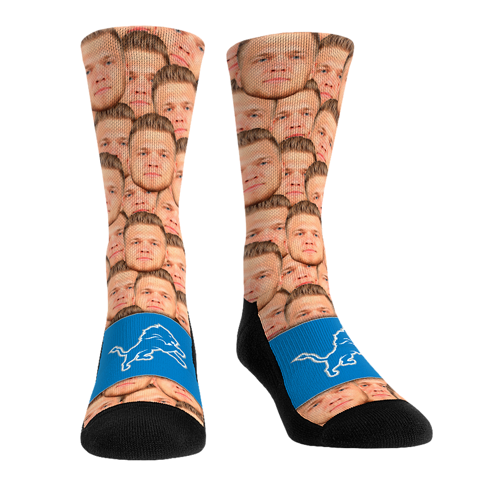 Rock 'Em Socks Rock 'Em Socks Aidan Hutchinson - Detroit Lions  - Face Repeat — main product shot