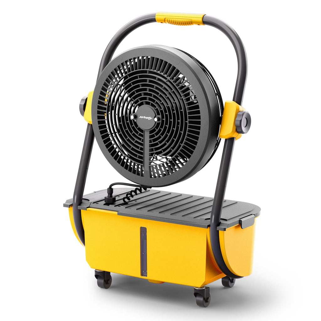 AirSupply MS12 Portable Mist Fan, 11L Tank & Up to 50H Runtime – TURBRO
