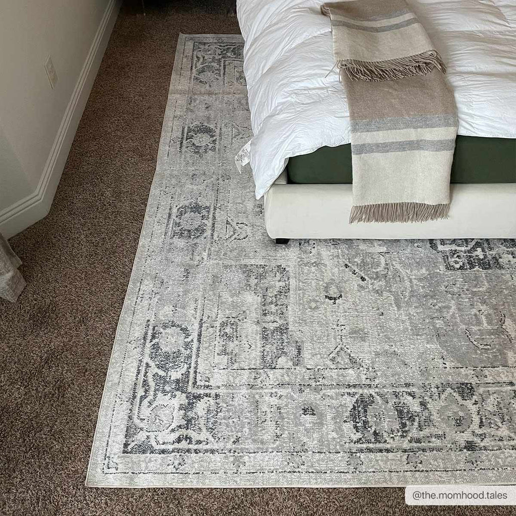 Akram Antrasit Flat Pile Washable Rug – Boutique Rugs, view 3