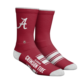 Rock 'Em Socks Alabama Crimson Tide - Gametime Stripe (Knitted)