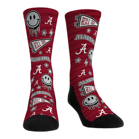 Rock 'Em Socks Alabama Crimson Tide - Smiley Stickers