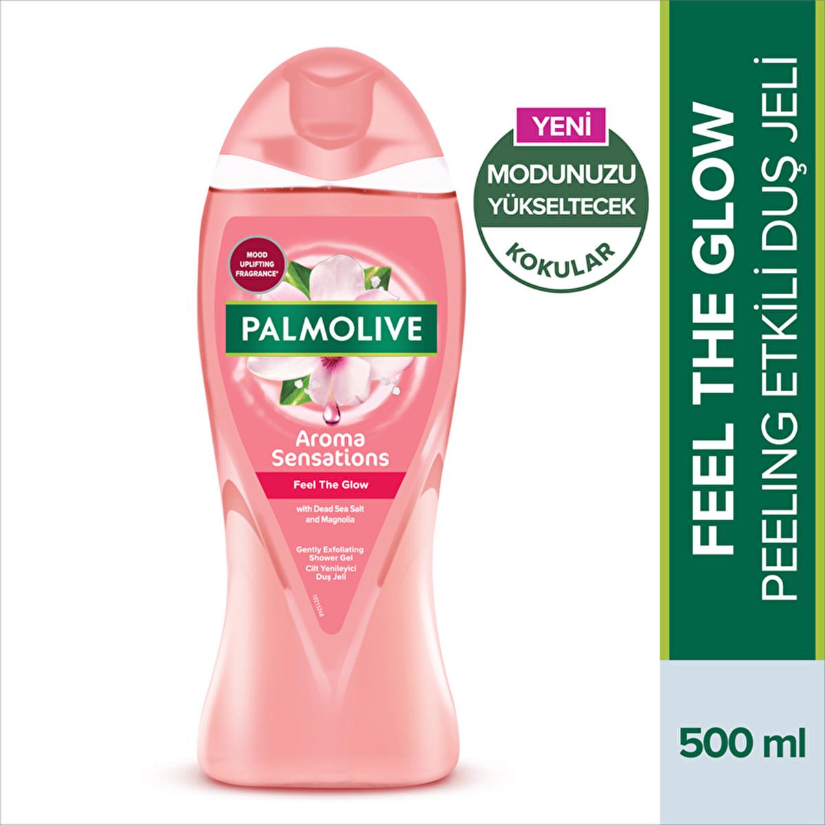 Palmolive Aroma Sensations: Skin Rejuvenating Bath and Shower Gel with Magnolia & Dead Sea Salt - Natural Glow, Dermatologically Tested