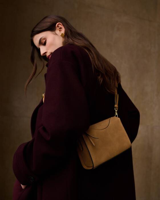 KADOU BOUTIQUE Alba Crossbody Bag — lifestyle context