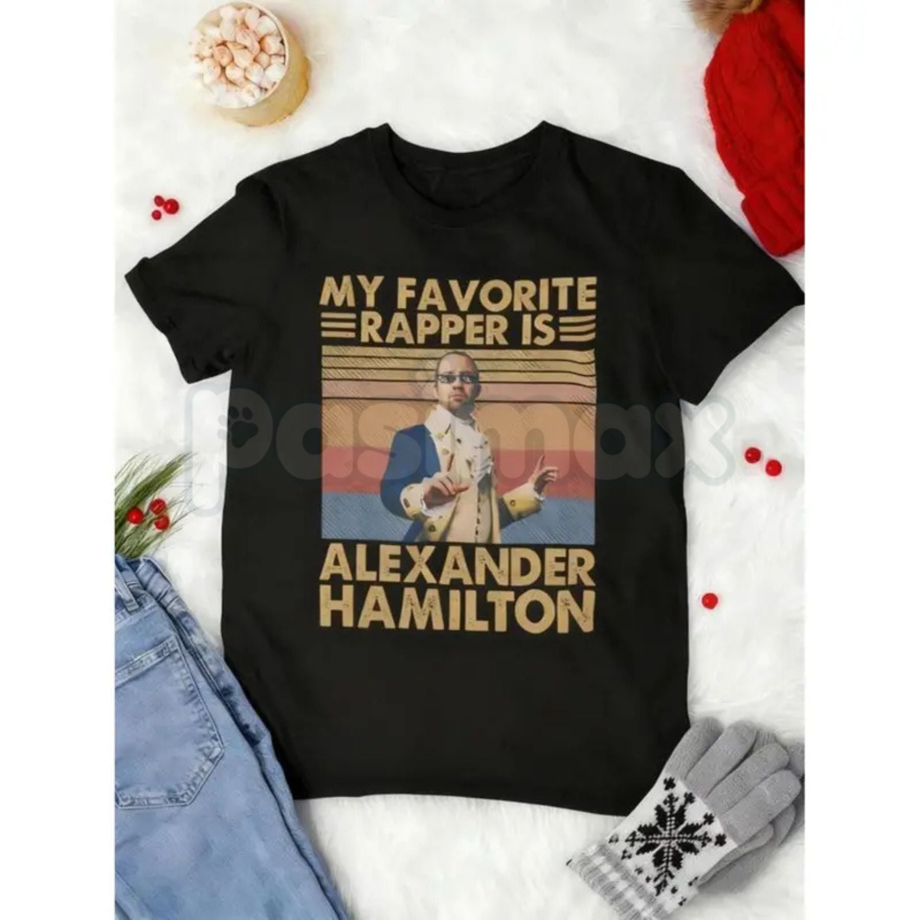 Pasimax Alexander Hamilton Vintage T-Shirt — main product shot