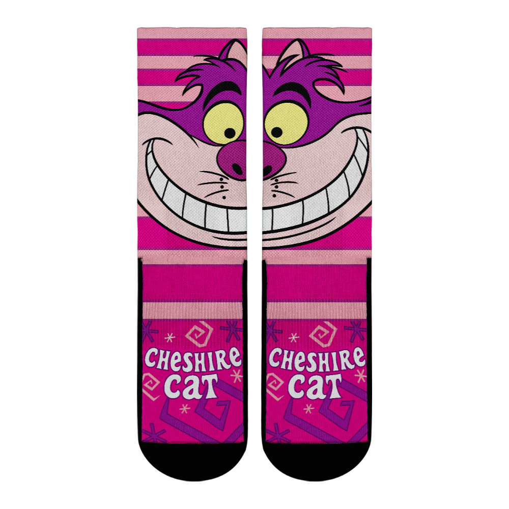 Rock 'Em Socks Rock 'Em Socks Alice in Wonderland - Cheshire Cat  - Split Face — main product shot