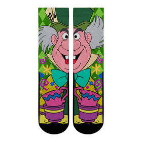 Rock 'Em Socks Alice in Wonderland - The Mad Hatter  - Split Face