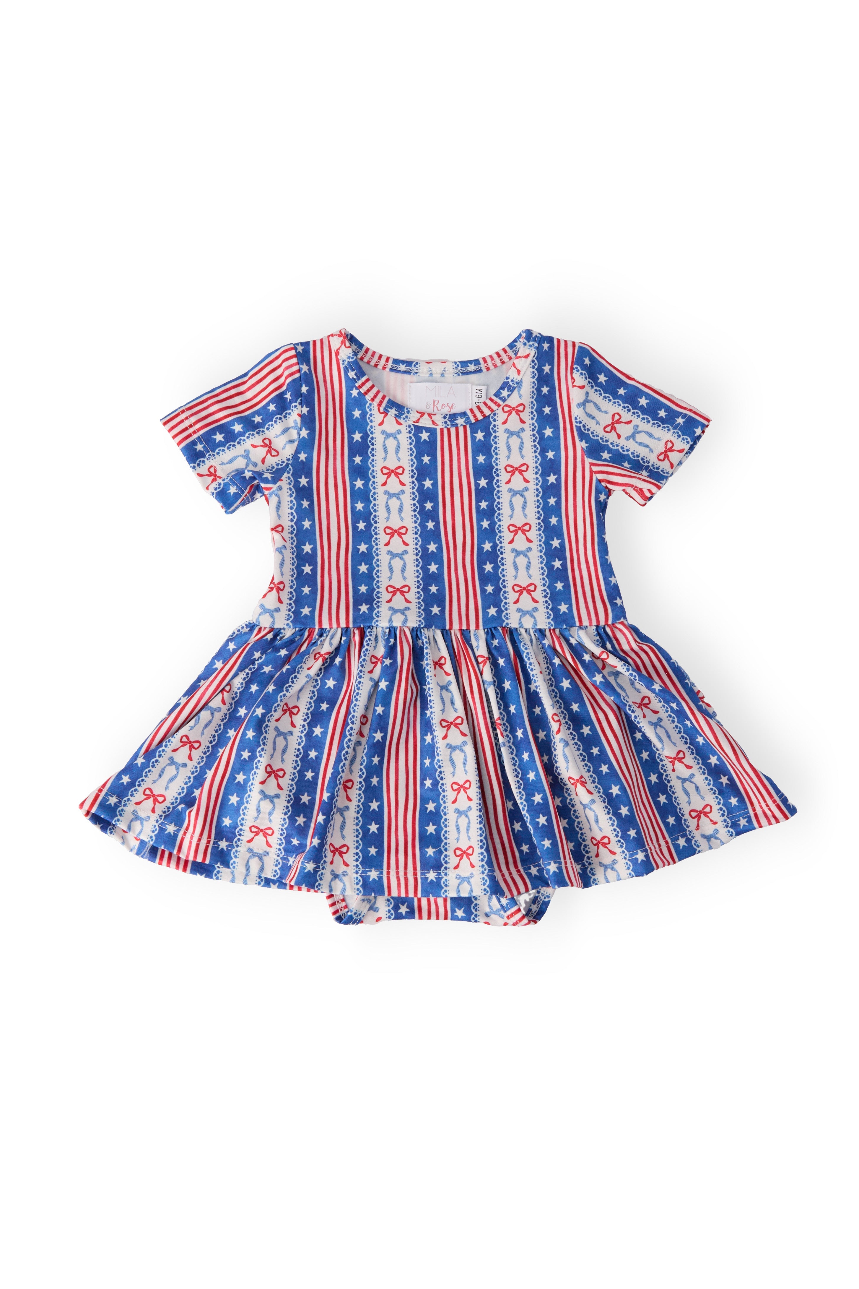 Mila & Rose ® All-American Girl S/S Twirl Bodysuit — main product shot