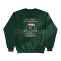 Pasimax All I Want For Christmas Is Steve Harrington Unisex Sweatshirt | Funny Stranger Things Fandom Jumper | Mama Steve Hol