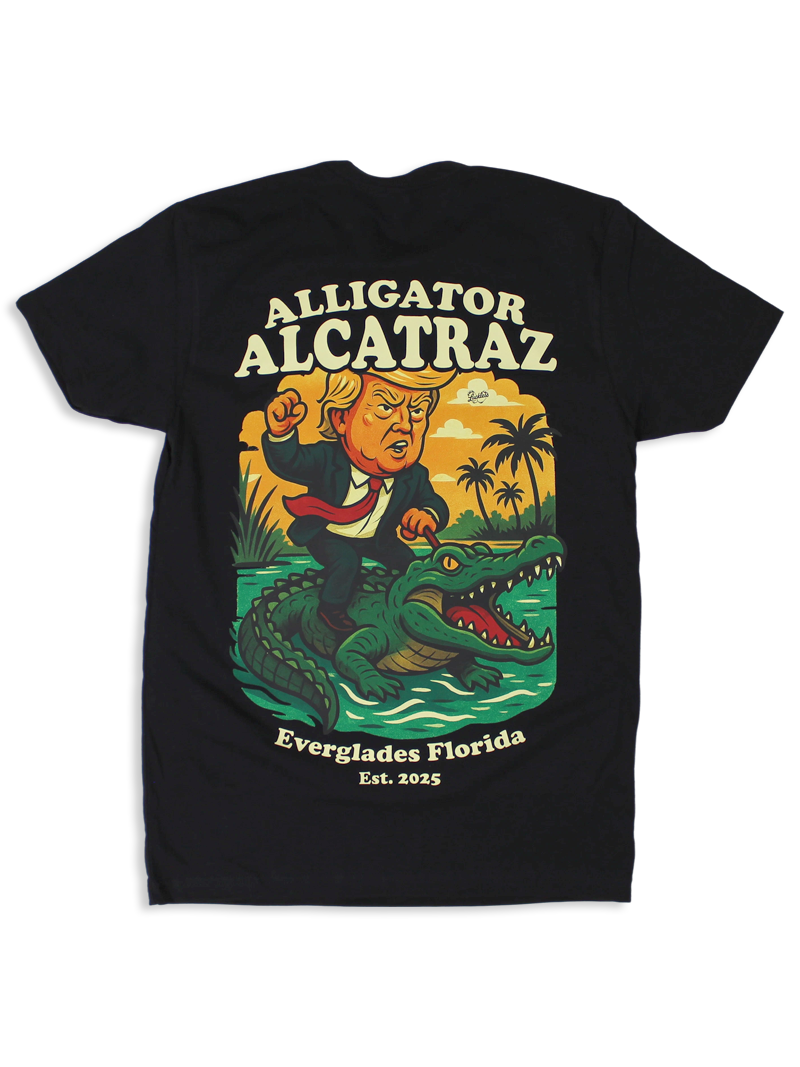 Luckless Outfitters Alligator Alcatraz Tee — main product shot