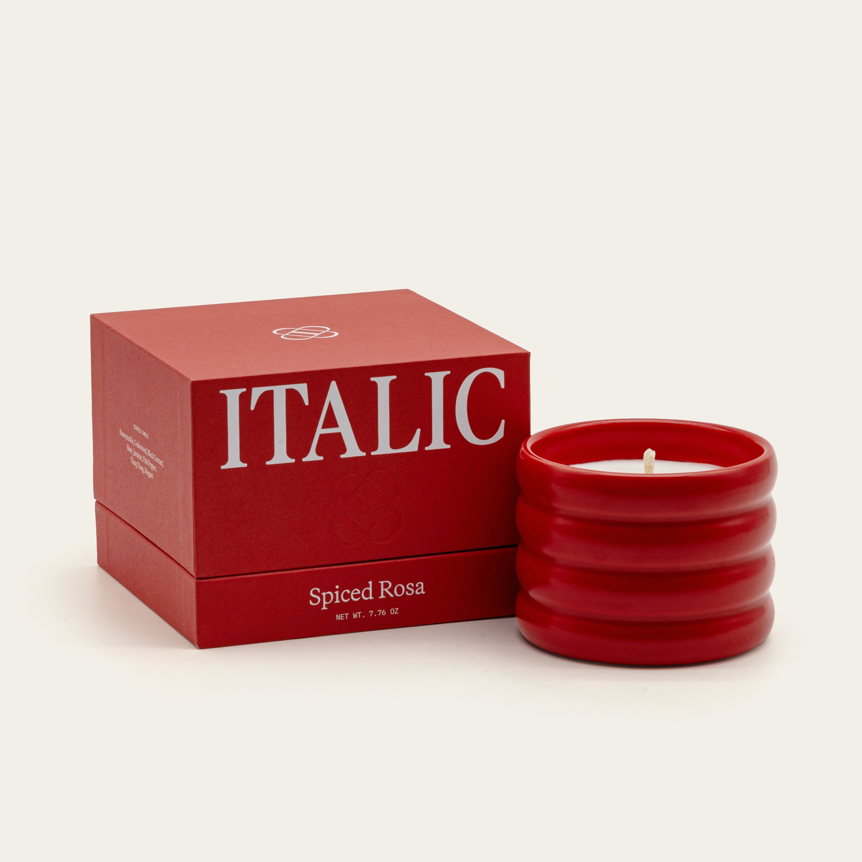 Soy Wax Ceramic Candle & Wick Trimmer Set – Italic, view 20