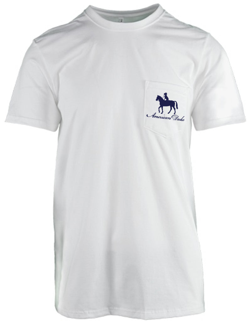 American Duke Apparel Company American Duke Fine Bourbon - Short Sleeve - White — Bourbon detail