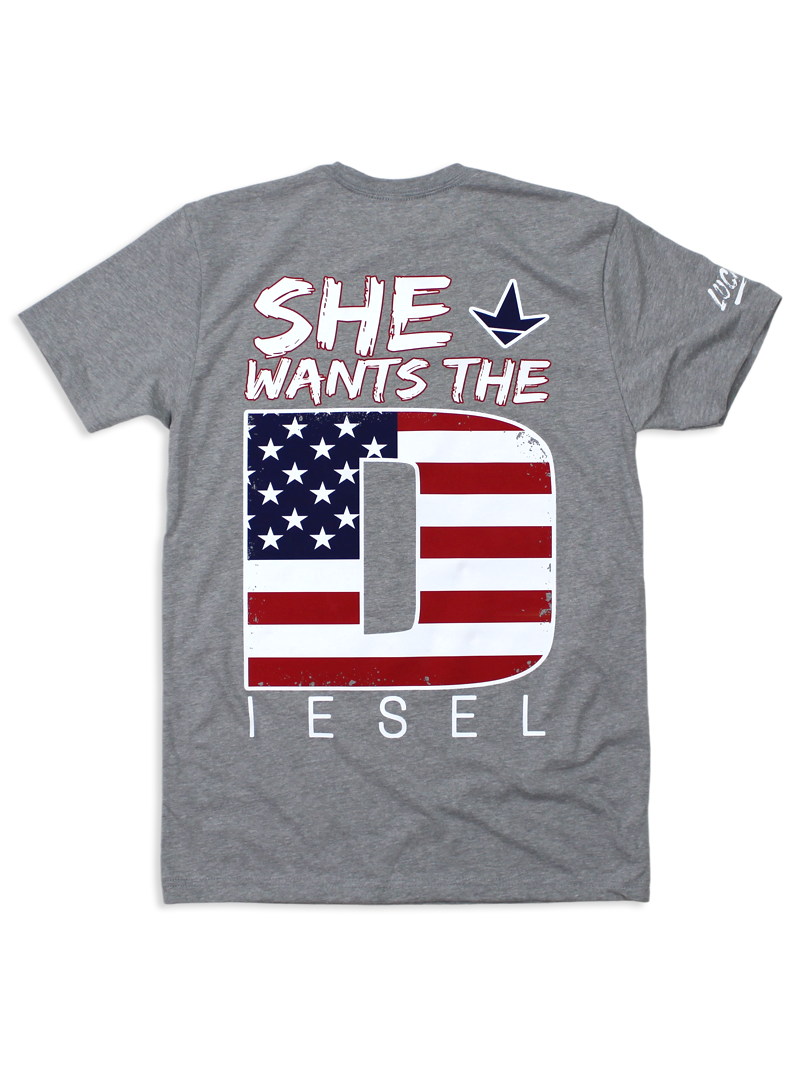Luckless Outfitters She Wants the Diesel Americana Tee — main product shot