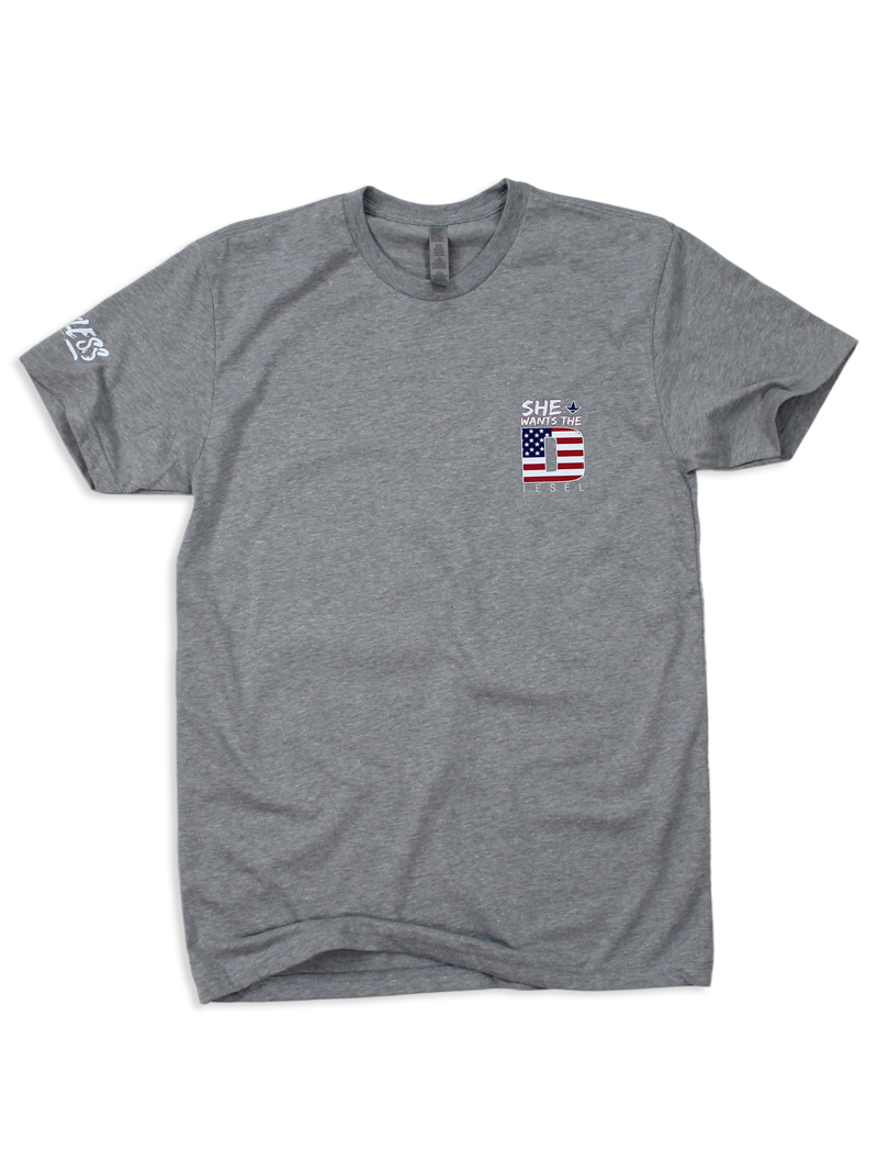 Luckless Outfitters She Wants the Diesel Americana Tee — detail close-up