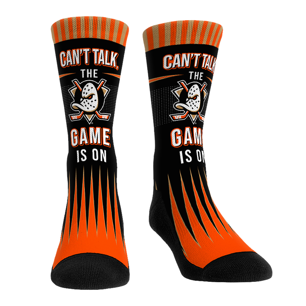 Rock 'Em Socks Rock 'Em Socks Anaheim Ducks - Can't Talk — main product shot