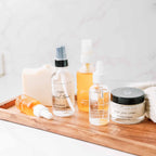 Pretty farm girl Anti-Aging Skincare Routine Essentials Kit — lifestyle context