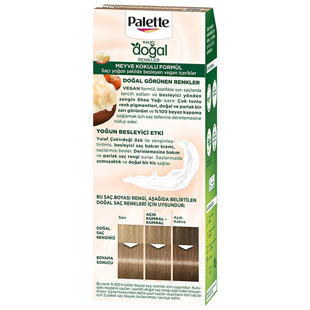 Palette Natural Hair Dye - Küllü Sarı (Ash Blonde) for Natural-Looking Color