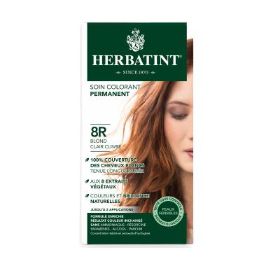 Herbatint Permanent Haircolor Gel, 8R Light Copper Blonde