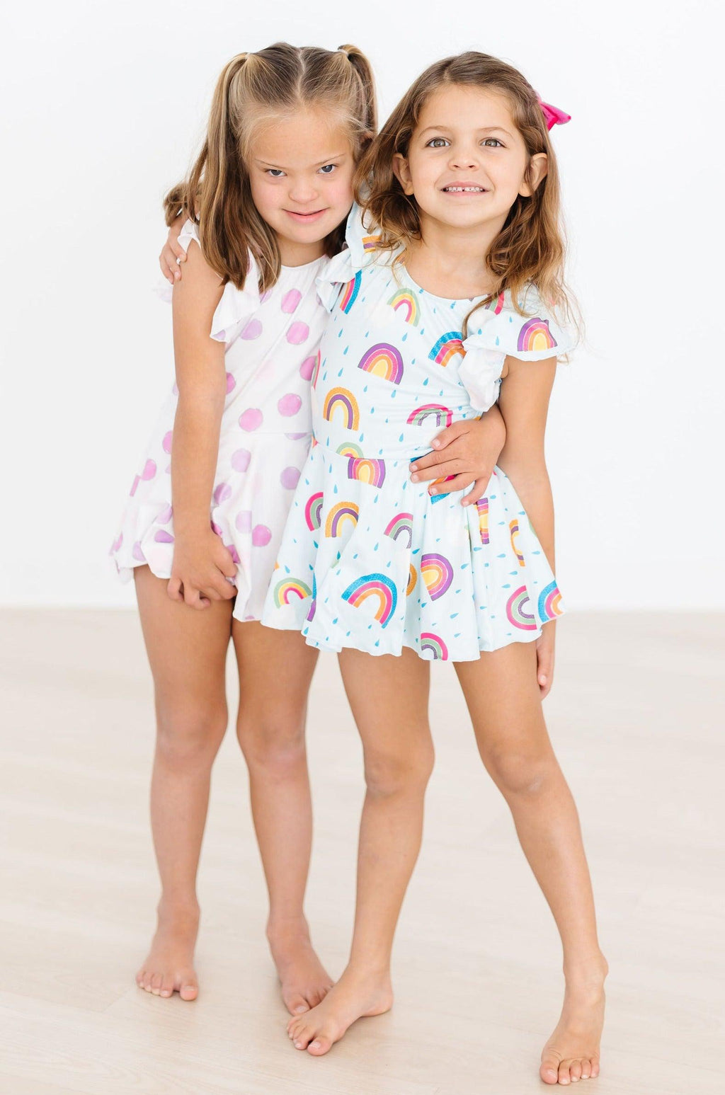 Mila & Rose ® April Showers S/S Twirl Leotard — side view