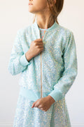Mila & Rose ® Aqua Sequin Jacket — main product shot