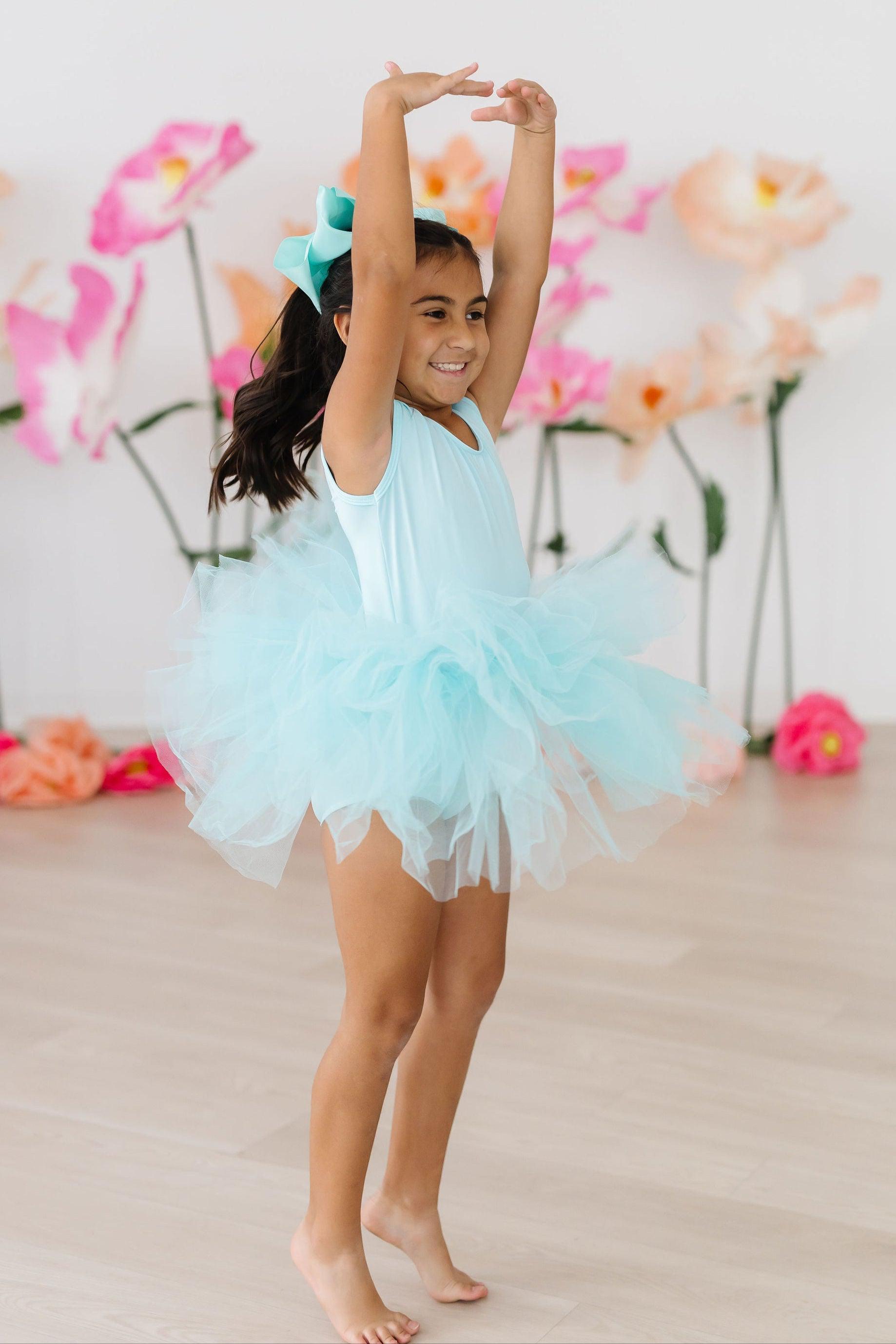 Mila & Rose ® Aqua Tank Tutu Leotard — main product shot