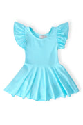 Mila & Rose ® Aqua S/S Twirl Leotard — main product shot