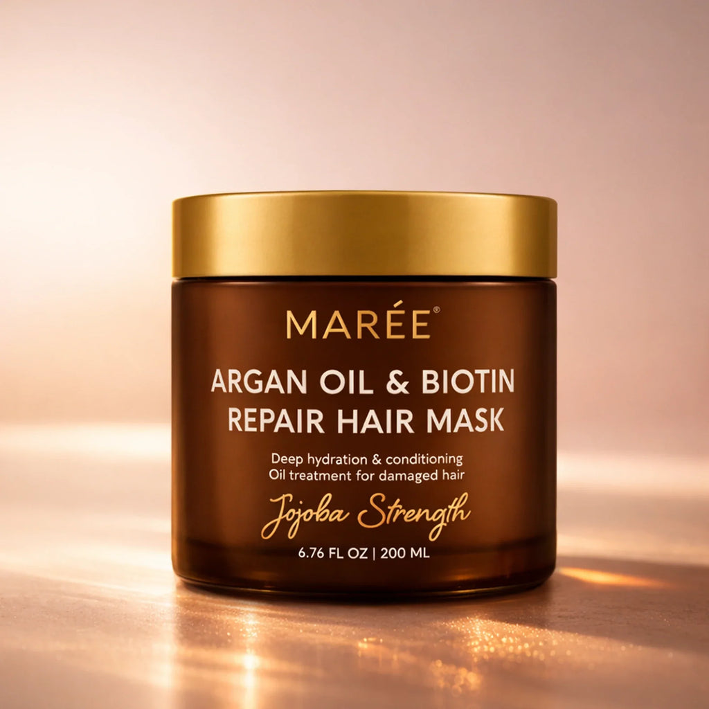 Maree Argan Oil & Biotin Hair Repair Mask — main product shot