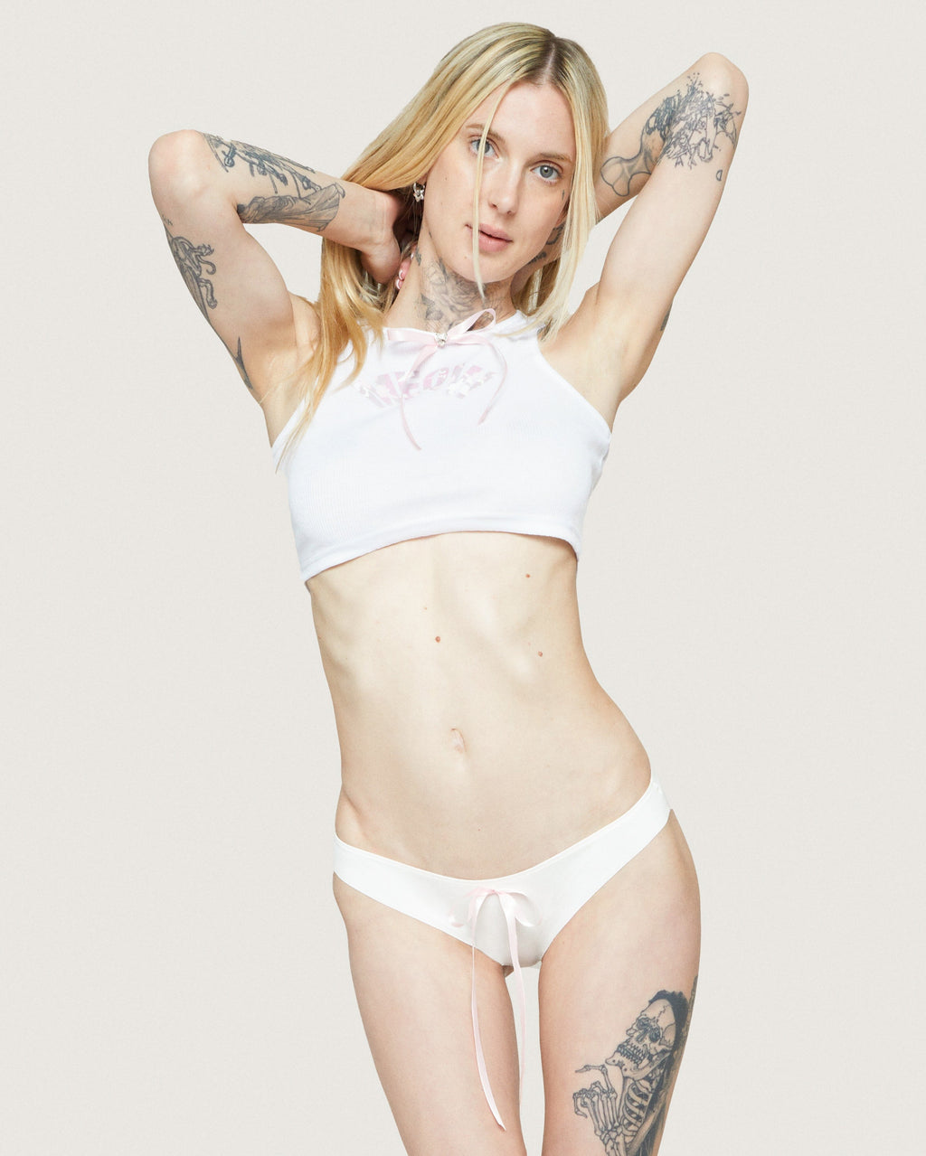 Cats n Scribbles Classic Princess Brief — detail close-up