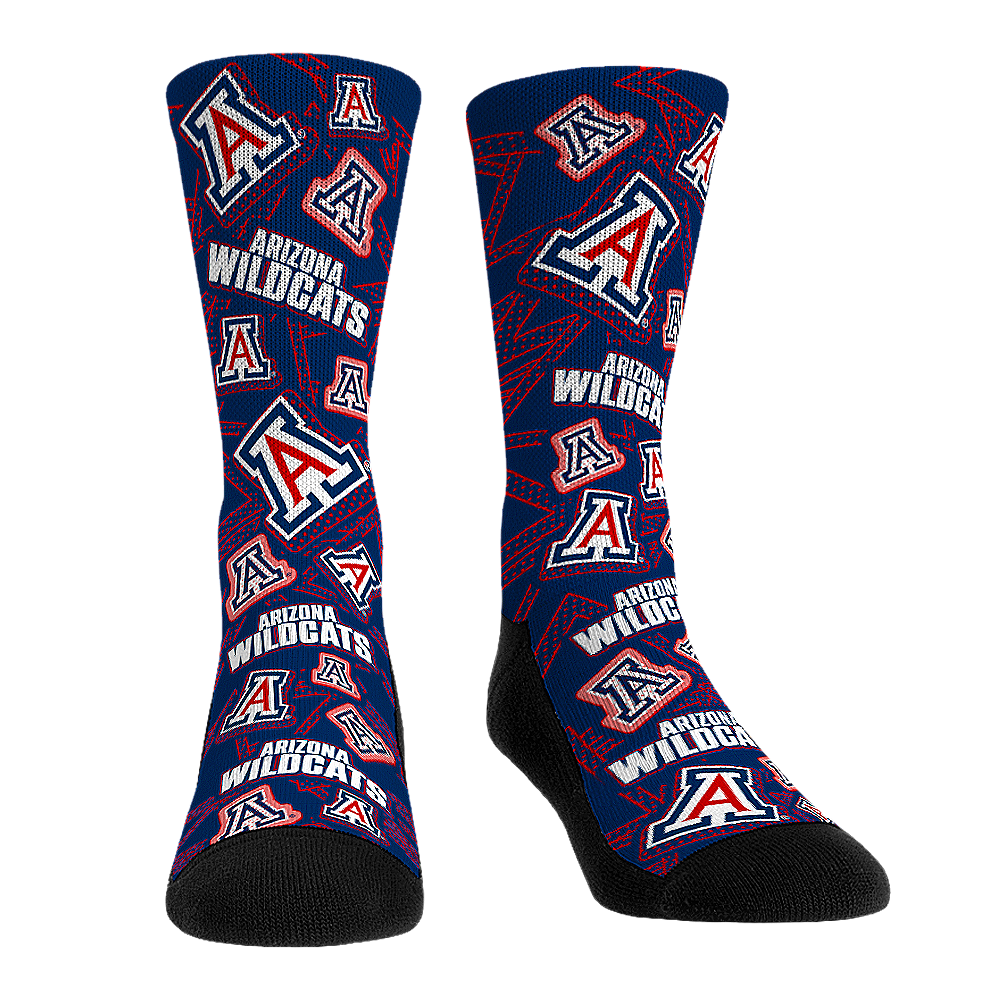 Rock 'Em Socks Rock 'Em Socks Arizona Wildcats - Microdot All-Over — main product shot