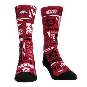 Arkansas Razorbacks - Star Wars  - Stormtrooper Pattern