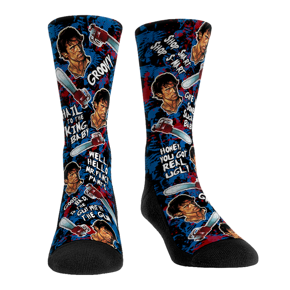 Rock 'Em Socks Rock 'Em Socks Army of Darkness - Ash All-Over — main product shot
