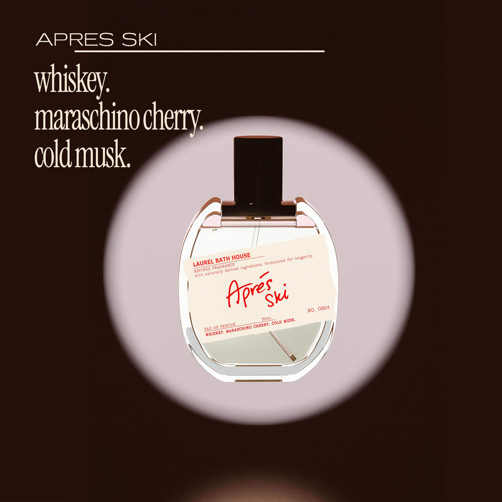 Laurel Bath House Apres Ski Eau de Parfum — detail close-up