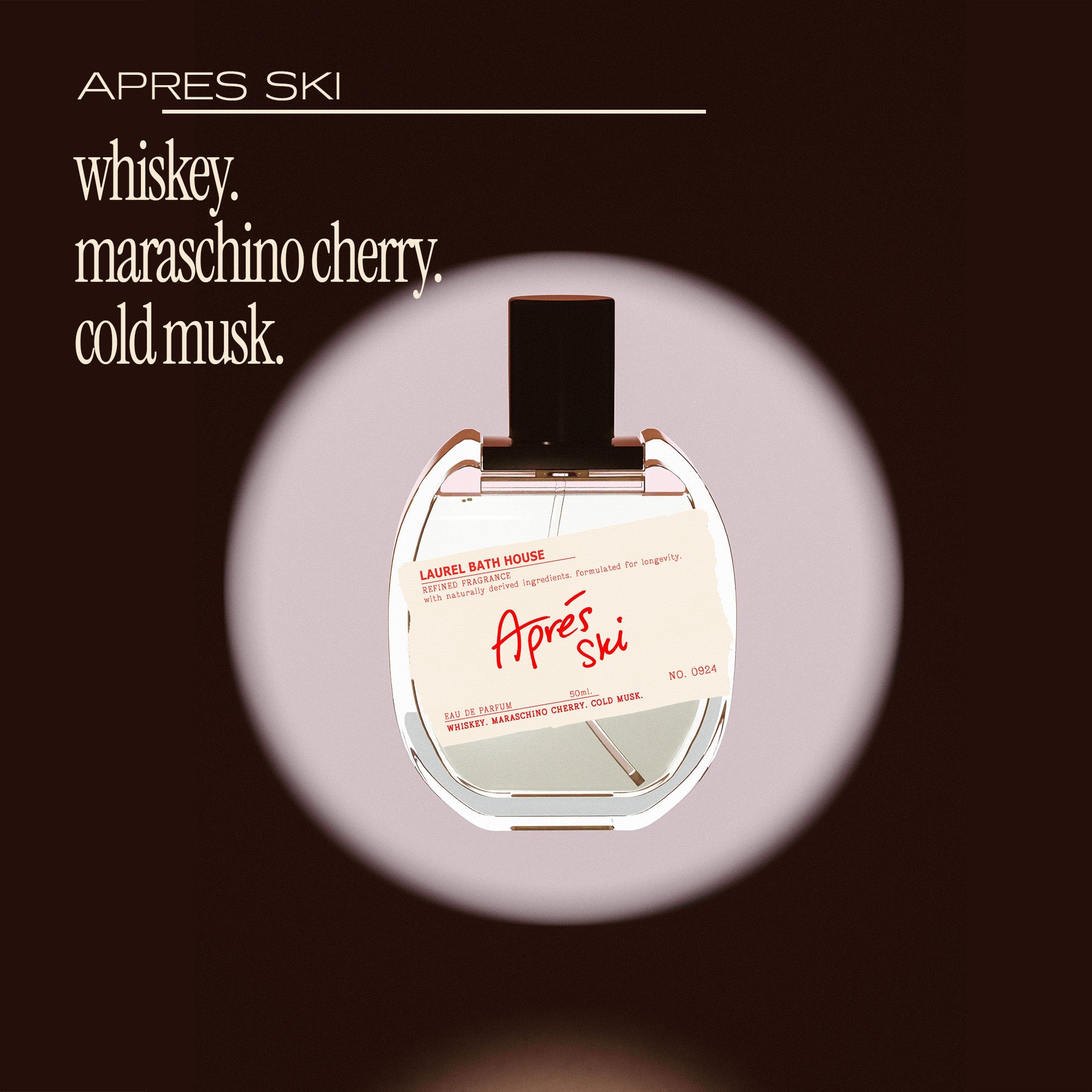 Laurel Bath House Apres Ski Eau de Parfum — detail close-up